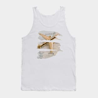 Photo of Airplane - Norway - Oslo T-shirt print | Travel and Adventures Tank Top